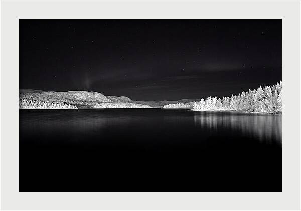 Northern Lights Over Tornetrask Lake