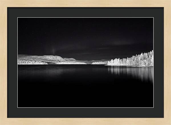 Northern Lights Over Tornetrask Lake