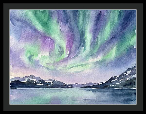 Northern Lights Over Tranquil Waters