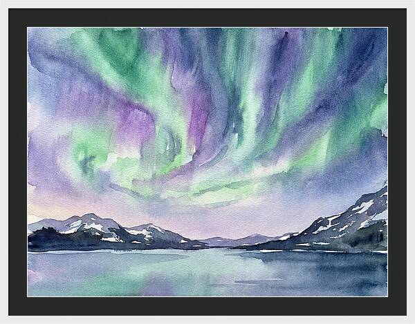 Northern Lights Over Tranquil Waters