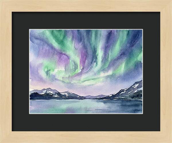 Northern Lights Over Tranquil Waters