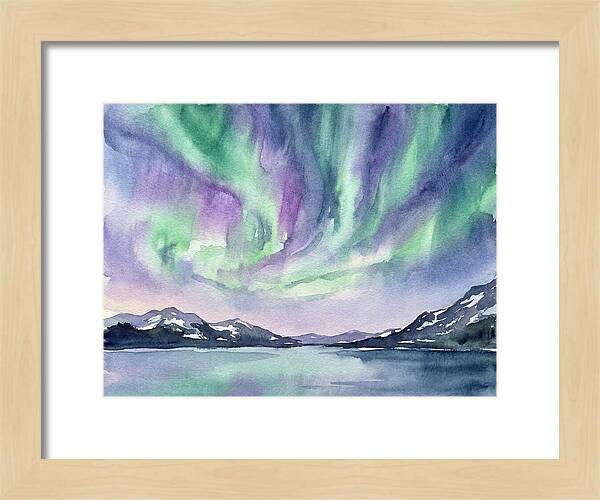 Northern Lights Over Tranquil Waters