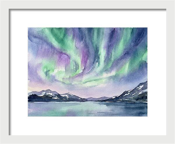 Northern Lights Over Tranquil Waters