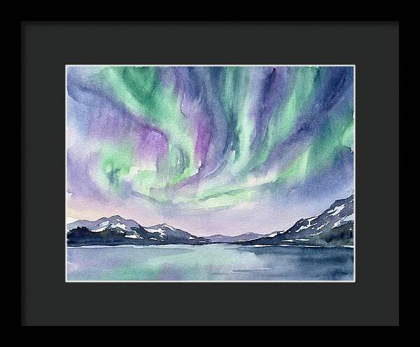 Northern Lights Over Tranquil Waters