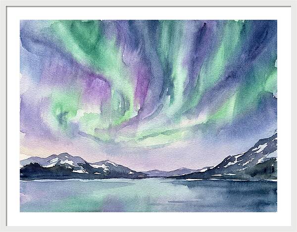 Northern Lights Over Tranquil Waters