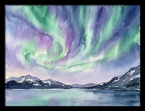 Northern Lights Over Tranquil Waters