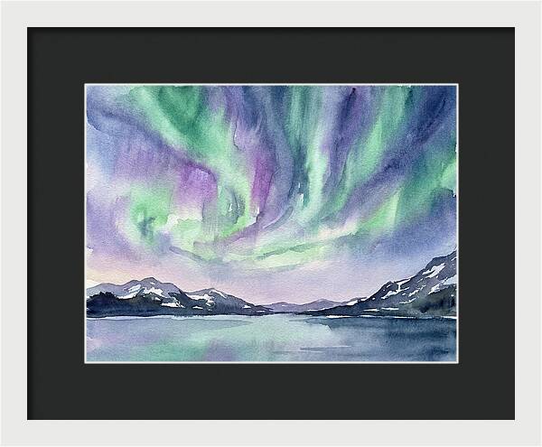 Northern Lights Over Tranquil Waters