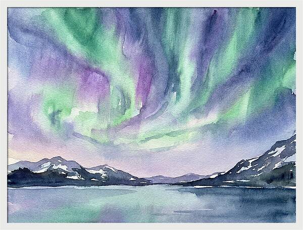 Northern Lights Over Tranquil Waters