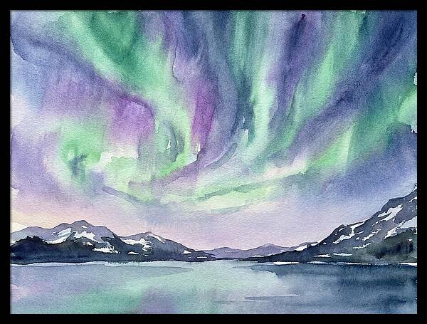 Northern Lights Over Tranquil Waters