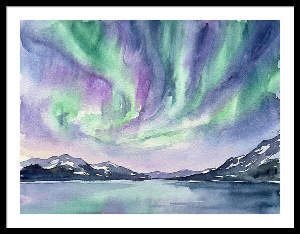 Northern Lights Over Tranquil Waters