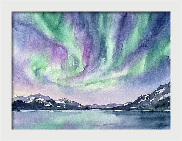 Northern Lights Over Tranquil Waters