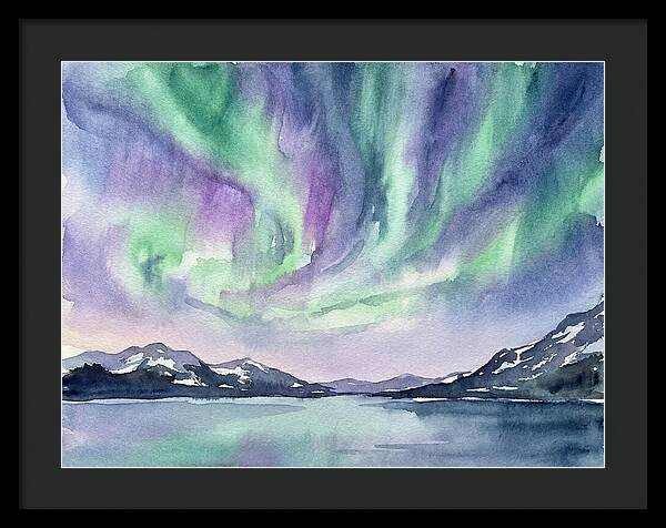 Northern Lights Over Tranquil Waters