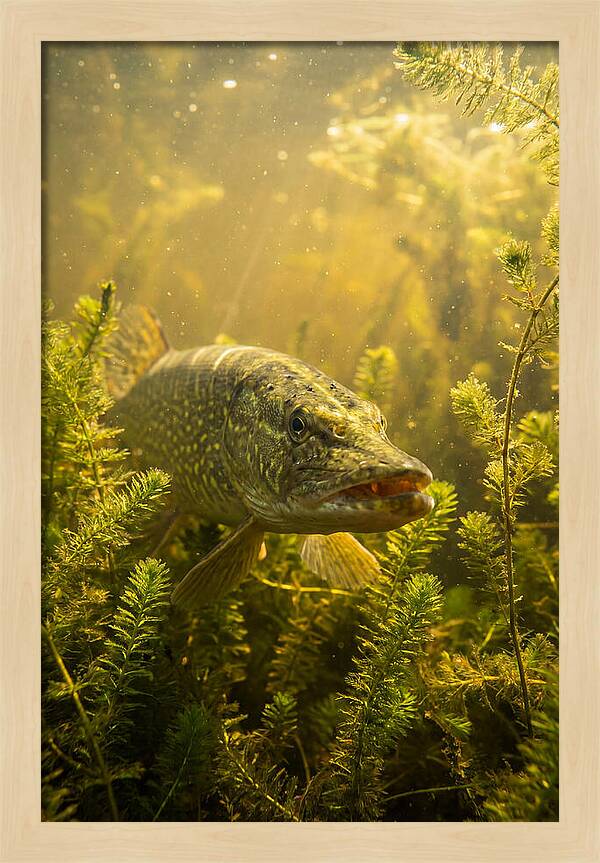 Northern Pike Lurking