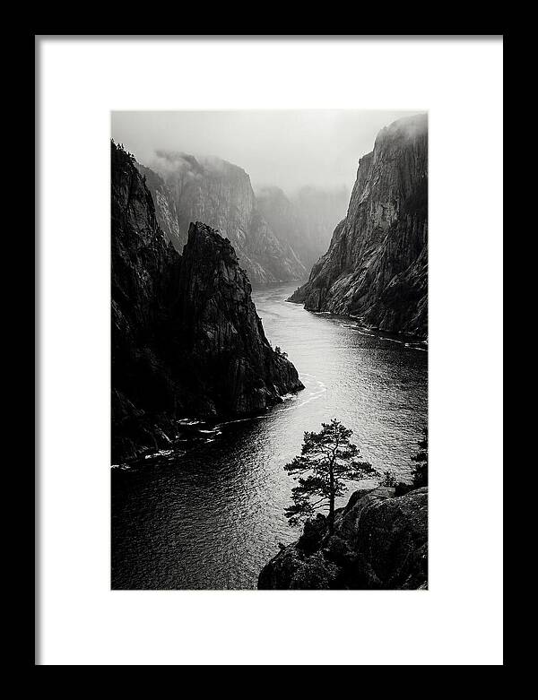 Norwegian Fjord Cliff Passage