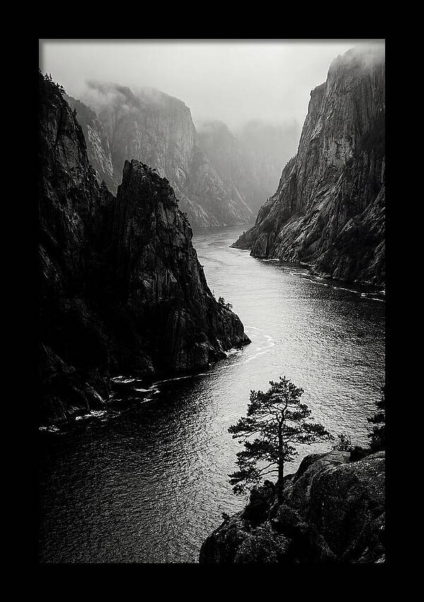 Norwegian Fjord Cliff Passage