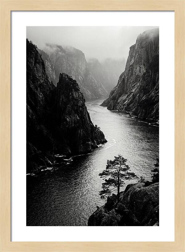 Norwegian Fjord Cliff Passage
