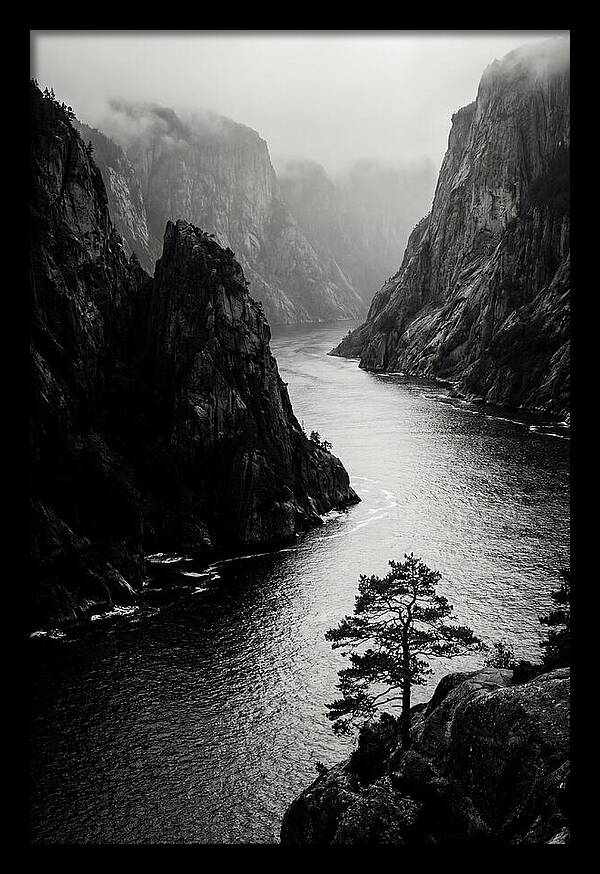 Norwegian Fjord Cliff Passage