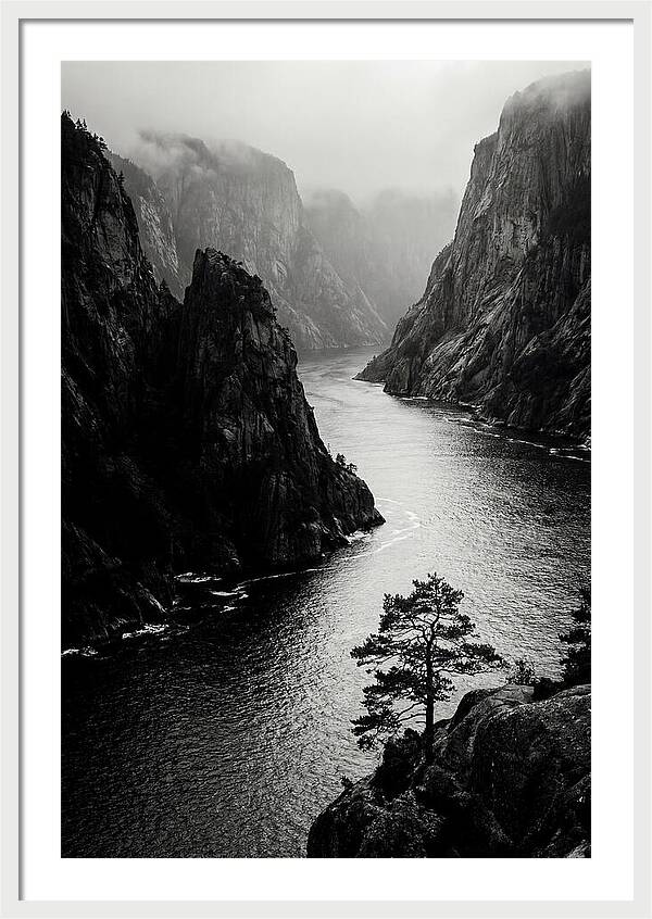 Norwegian Fjord Cliff Passage