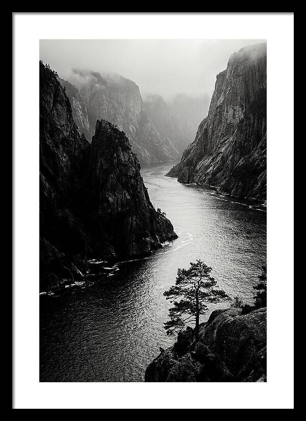 Norwegian Fjord Cliff Passage