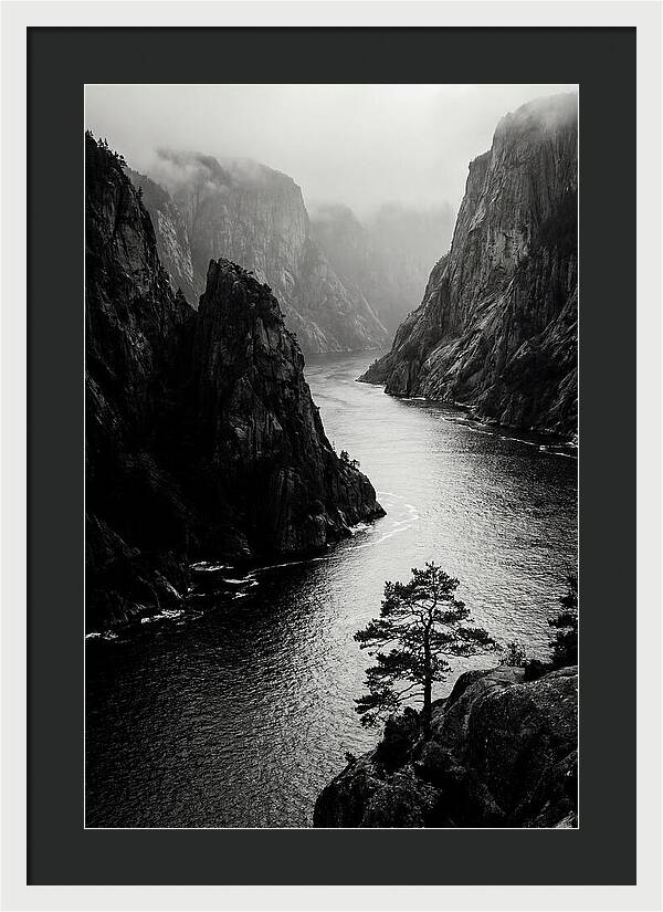 Norwegian Fjord Cliff Passage