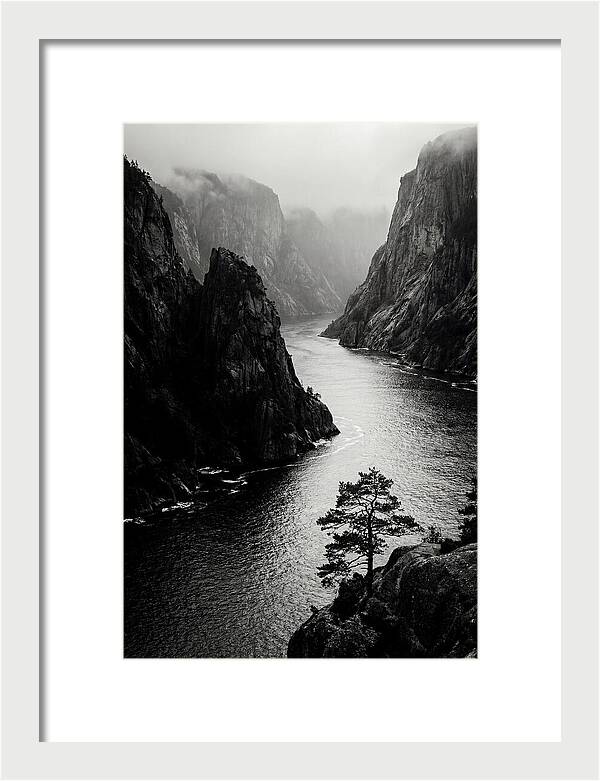 Norwegian Fjord Cliff Passage