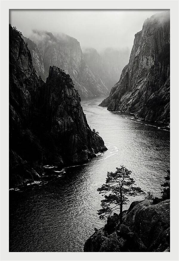Norwegian Fjord Cliff Passage