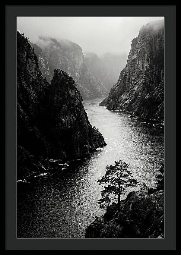 Norwegian Fjord Cliff Passage