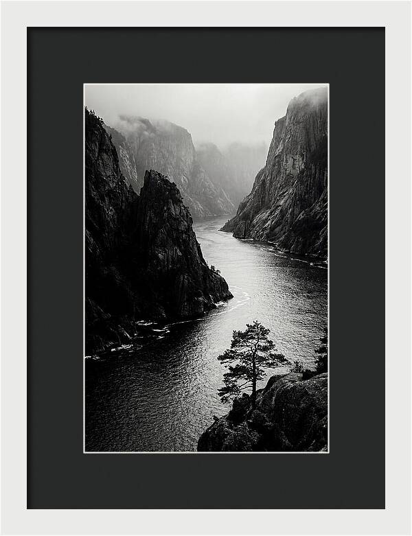 Norwegian Fjord Cliff Passage