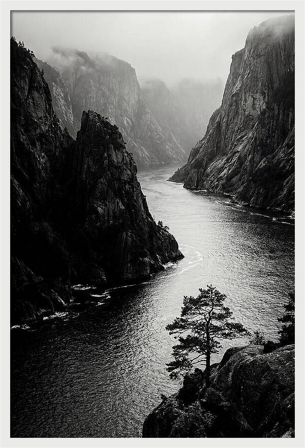 Norwegian Fjord Cliff Passage