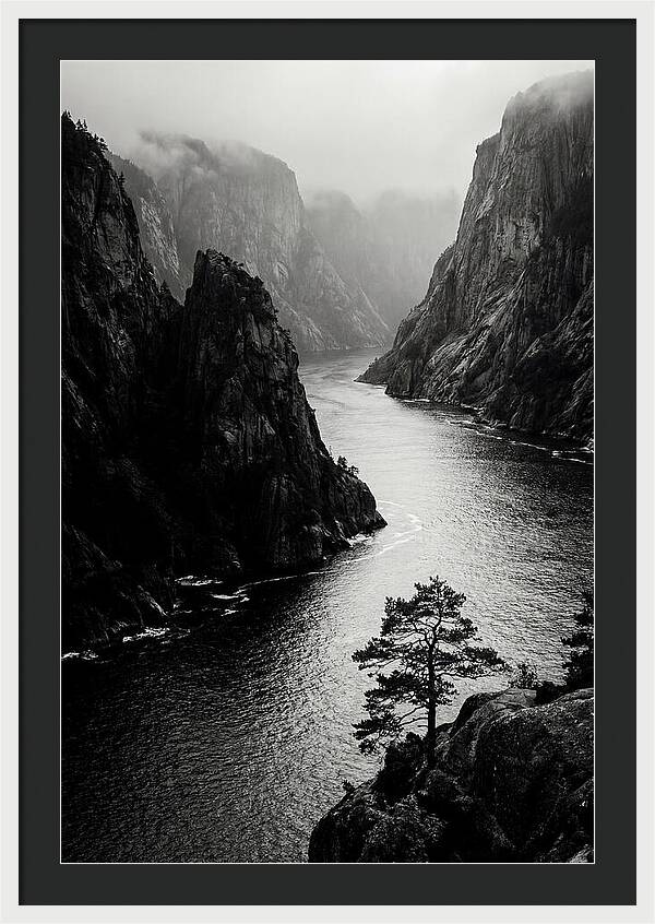 Norwegian Fjord Cliff Passage