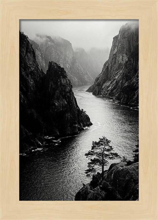 Norwegian Fjord Cliff Passage