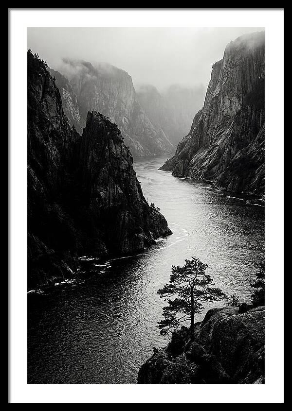 Norwegian Fjord Cliff Passage