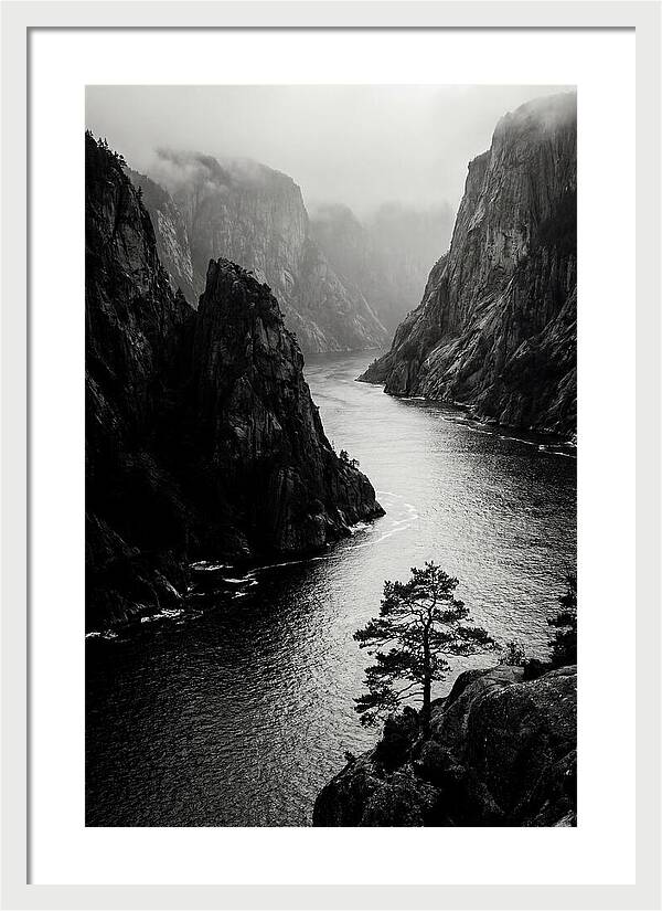 Norwegian Fjord Cliff Passage