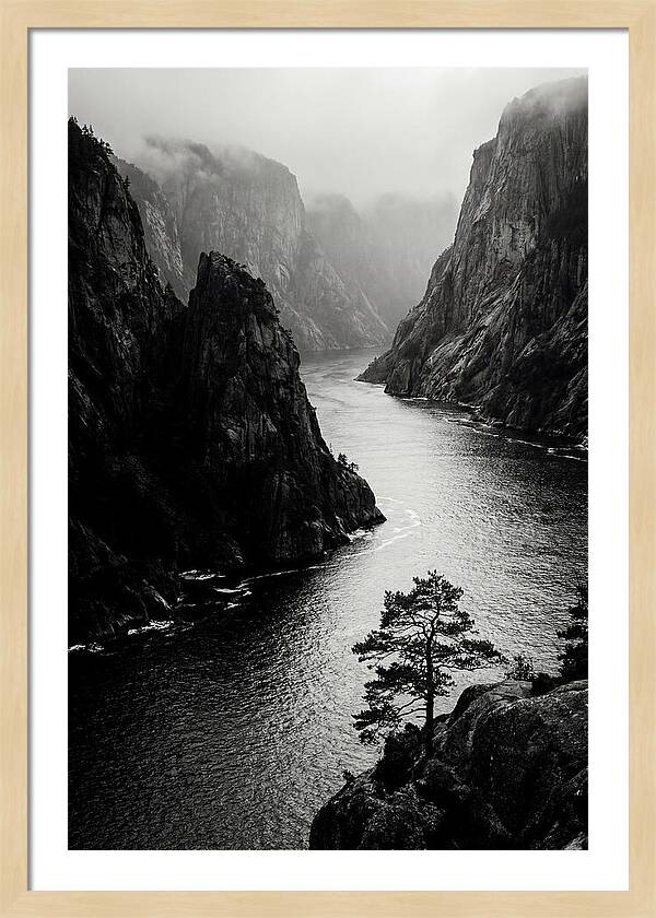 Norwegian Fjord Cliff Passage