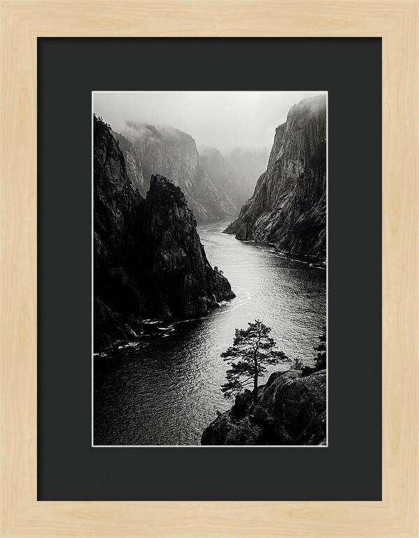 Norwegian Fjord Cliff Passage