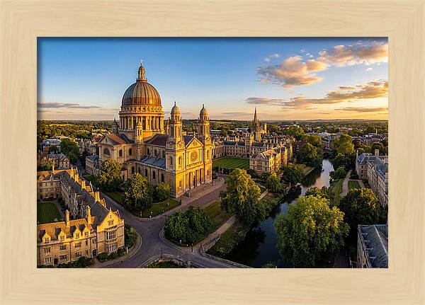 Notre Dame Basilica At Sunset