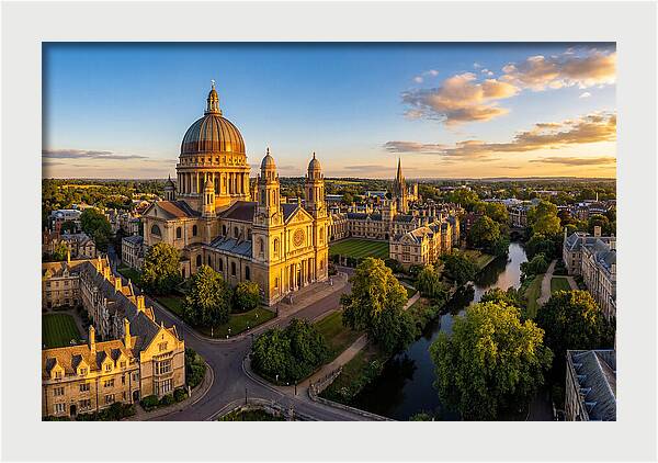 Notre Dame Basilica At Sunset