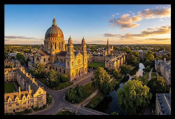 Notre Dame Basilica At Sunset