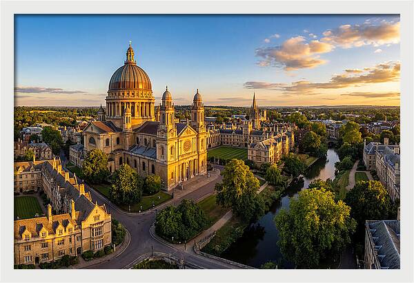Notre Dame Basilica At Sunset
