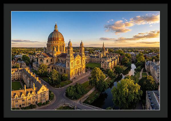 Notre Dame Basilica At Sunset