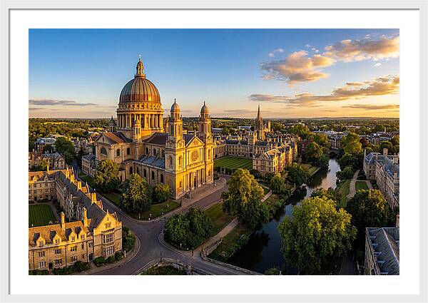 Notre Dame Basilica At Sunset