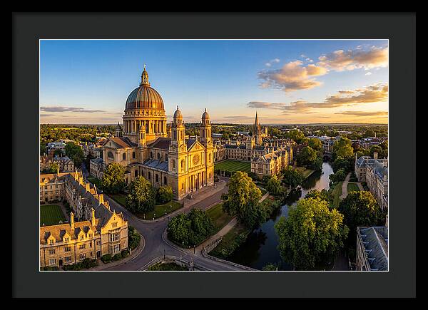 Notre Dame Basilica At Sunset