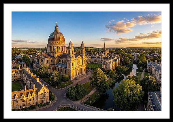 Notre Dame Basilica At Sunset