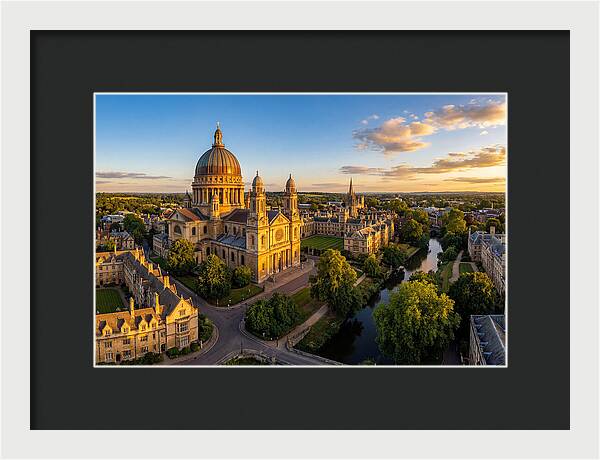 Notre Dame Basilica At Sunset
