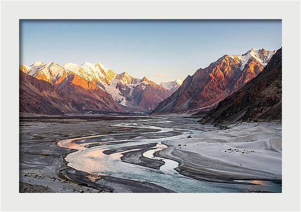 Nubra Valley At Golden Hour