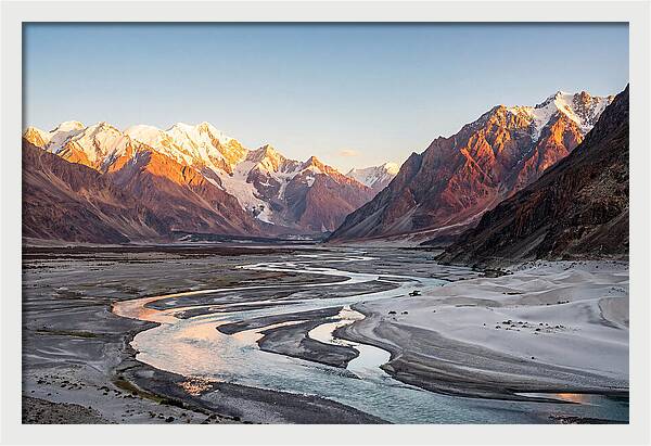 Nubra Valley At Golden Hour