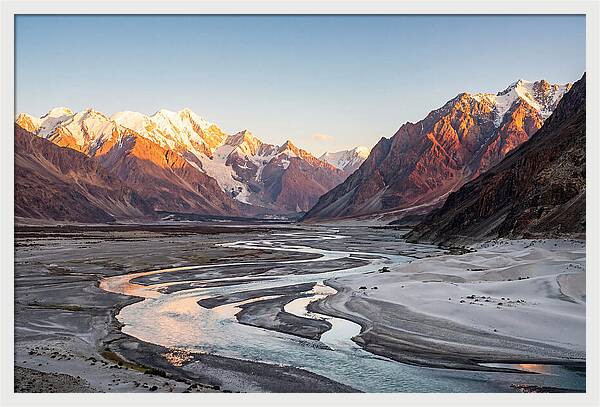 Nubra Valley At Golden Hour