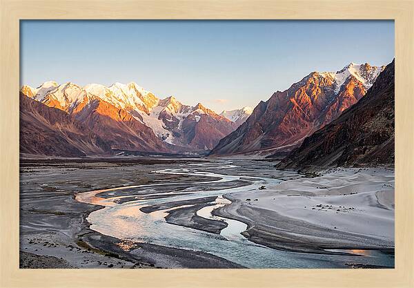 Nubra Valley At Golden Hour