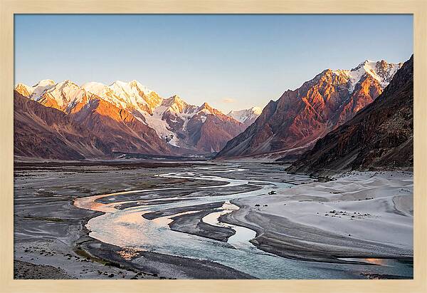 Nubra Valley At Golden Hour