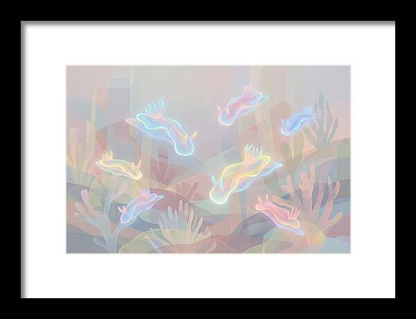 Nudibranchs In Neon Colors